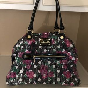 Betseyville Betsy Johnson Rose Sequin Weekender